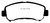 EBC DP61954 Greenstuff 6000 Elite Front Brake Pads, Nissan Rogue 2.5 2008-2009
