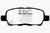 EBC DP41666R Yellowstuff Rear Brake Pads, Infiniti FX35 3.5 2003-2005