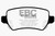 EBC DP41447R Yellowstuff Rear Brake Pads, Saturn Astra 1.8 2008-2009