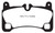 EBC DP31836C Redstuff Ceramic Rear Brake Pads, Volkswagen Touareg 3.6 (2 holes at bottom of backplate) 2008-2009
