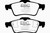 EBC DP41354R Yellowstuff Rear Brake Pads, Mazda 3 2.0 2003-2005