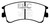 EBC DP41465R Yellowstuff Front Brake Pads, Mazda 6 2.3 2003-2005