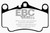 EBC DP41515R Yellowstuff Front Brake Pads, Porsche 911 (996) (Cast Iron Rotor only) 3.6 Carrera 4S 2003-2005