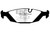 EBC DP5447NDX Bluestuff Rear Brake Pads, BMW M5 E28 1987-1988