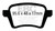 EBC 13+ Fiat 500L 1.4 Turbo Ultimax2 Rear Brake Pads
