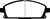 EBC DP41247R Yellowstuff Front Brake Pads, Acura MDX 3.5 2003-2006