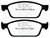EBC 13+ Ford Escape 1.6 Turbo 4WD Ultimax2 Front Brake Pads