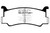 EBC 92-95 Mazda MX3 1.6 Yellowstuff Rear Brake Pads
