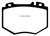 EBC 03-06 Mercedes-Benz CL600 5.5 Twin Turbo Redstuff Front Brake Pads