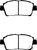 EBC 03-07 Scion XA 1.5 Redstuff Front Brake Pads