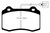 EBC DP21140 Greenstuff 2000 Rear Brake Pads, Volvo S60 2.5 Turbo R 2003-2007