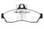 EBC DP41181R Yellowstuff Rear Brake Pads, Chevrolet Caprice 4.3 Police 1992-1996
