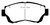 EBC DP4874R Yellowstuff Front Brake Pads, Lexus ES300 3.0 1992-1996
