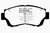 EBC DP4874R Yellowstuff Front Brake Pads, Lexus ES300 3.0 1992-1996
