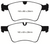 EBC DP41860R Yellowstuff Front Brake Pads, Mercedes-Benz GL320 3.0 TD (373mm Front Rotors) 2008-2010