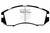 EBC DP4819R Yellowstuff Front Brake Pads, Subaru Impreza 1.8 (2WD) (13in Wheels) 1992-1996