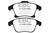 EBC 13+ Ford Fusion 1.6 Turbo Redstuff Front Brake Pads