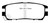 EBC DP6958 Greenstuff 6000 Elite Rear Brake Pads, Mitsubishi Montero 3.0 1992-1997