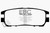 EBC DP6958 Greenstuff 6000 Elite Rear Brake Pads, Mitsubishi Montero 3.0 1992-1997