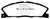 EBC DP43019R Yellowstuff Front Brake Pads, Ford Taurus 3.5 Twin Turbo SHO 2013+