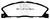 EBC DP43019R Yellowstuff Front Brake Pads, Ford Taurus 3.5 Twin Turbo SHO 2013+