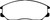 EBC 04-05 Hyundai XG 350 3.5 Redstuff Front Brake Pads