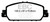 EBC DP43014R Yellowstuff Front Brake Pads, Honda Accord Coupe 2.4 EX 2013+