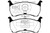 EBC 93-00 Aston Martin Virage 5.3 (PBR Caliper) Redstuff Rear Brake Pads