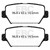 EBC DP42369R Yellowstuff Rear Brake Pads, Mitsubishi Eclipse Cross 1.5T 2018+