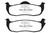 EBC DP41707R Yellowstuff Rear Brake Pads, Infiniti QX56 5.6 2004-2005