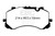 EBC DP42403R Yellowstuff Front Brake Pads, Bentley Bentayga 4.0TT 2019+