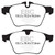 EBC 13+ Jaguar F-Type (Cast Iron Rotors Only) 3.0 Supercharged (340) Redstuff Front Brake Pads