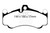 EBC 10-12 Porsche 911 (997) GT3 3.8L (Cast Iron Rotor Only) Bluestuff Front Brake Pads
