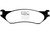 EBC 04-06 Dodge Durango 3.7 Ultimax2 Front Brake Pads