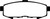 EBC DP61733 Greenstuff 6000 Elite Rear Brake Pads, Mazda MPV 3.0 2004-2006