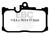 EBC DP43017R Yellowstuff Front Brake Pads, Lexus GS350 3.5 F-Sport RWD 2013+