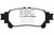 EBC DP21850 Greenstuff 2000 Rear Brake Pads, Lexus GS350 3.5 RWD 2013+