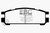 EBC DP2821 Greenstuff 2000 Rear Brake Pads, Subaru Impreza 1.8 1993-1996