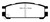 EBC DP3821C Redstuff Ceramic Rear Brake Pads, Subaru Impreza 1.8 1993-1996