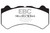 EBC DP41983R Yellowstuff Front Brake Pads, Nissan GT-R (R35) 3.8 Twin Turbo (Cast Iron Rotors) 2008-2011