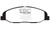 EBC 08-13 Cadillac CTS 3.0 Redstuff Front Brake Pads