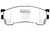 EBC DP4971R Yellowstuff Front Brake Pads, Ford Probe 2.0 16v 1993-1997