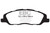 EBC DP21868 Greenstuff 2000 Front Brake Pads, Ford Mustang 3.7 (A/T+Performance Pkg) 2013-2014
