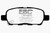 EBC DP21955 Greenstuff 2000 Rear Brake Pads, Infiniti EX35 3.5 2008-2013