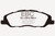 EBC DP41868R Yellowstuff Front Brake Pads, Ford Mustang 3.7 (A/T+Performance Pkg) 2013-2014