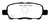 EBC DP41955R Yellowstuff Rear Brake Pads, Infiniti EX35 3.5 2008-2013