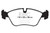 EBC DP2880 Greenstuff 2000 Front Brake Pads, Volvo 850 2.3 Turbo 1993-1997