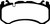 EBC 08-13 Mercedes-Benz C63 AMG (W204) 6.2 Redstuff Front Brake Pads