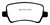 EBC 13-15 Land Rover LR2 2.0 Turbo Ultimax2 Rear Brake Pads
