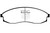 EBC DP21082 Greenstuff 2000 Front Brake Pads, Nissan Skyline (R33) 2.5 GTS 1993-1998